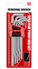 9pcs Flat Point Hex Key Set