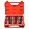 9Pcs 1/2" Deep Impact Socket Set