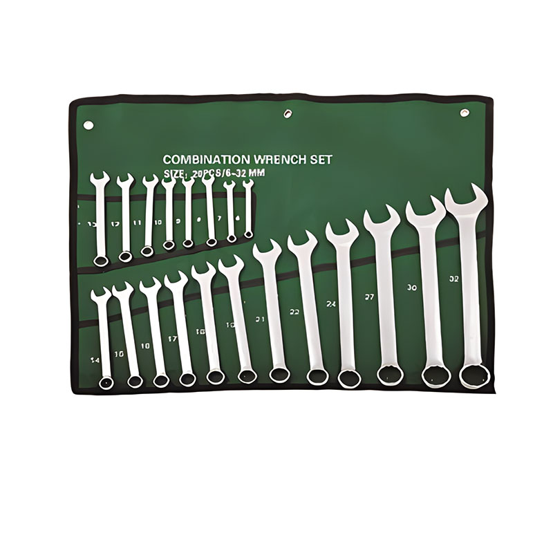 20 Piece Set Of Mirror And Plum Dual-use Wrench