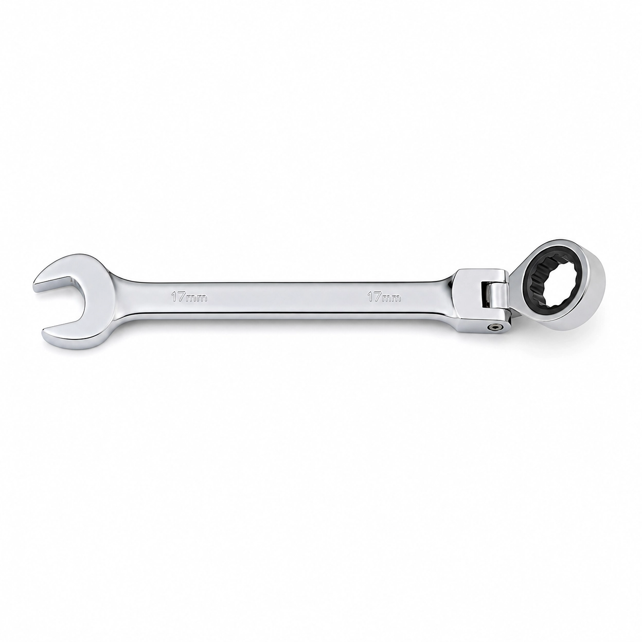 Flexible Head Mirror Combination Ratchet Wrench